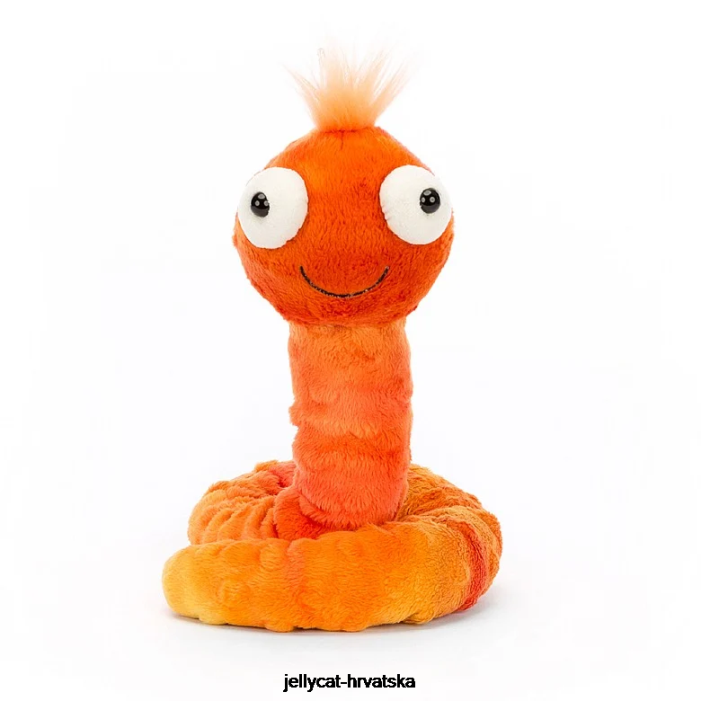 Jellycat winston crv narančasta 121 igračka