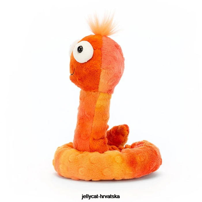 Jellycat winston crv narančasta 121 igračka