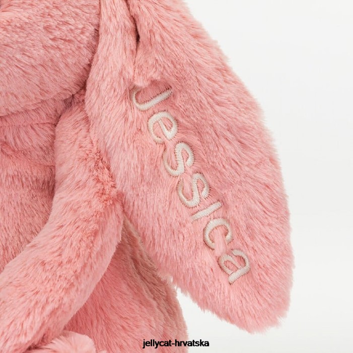 Jellycat personalizirani sramežljivi latica zeko srednji sorbet ružičasta 130 igračka