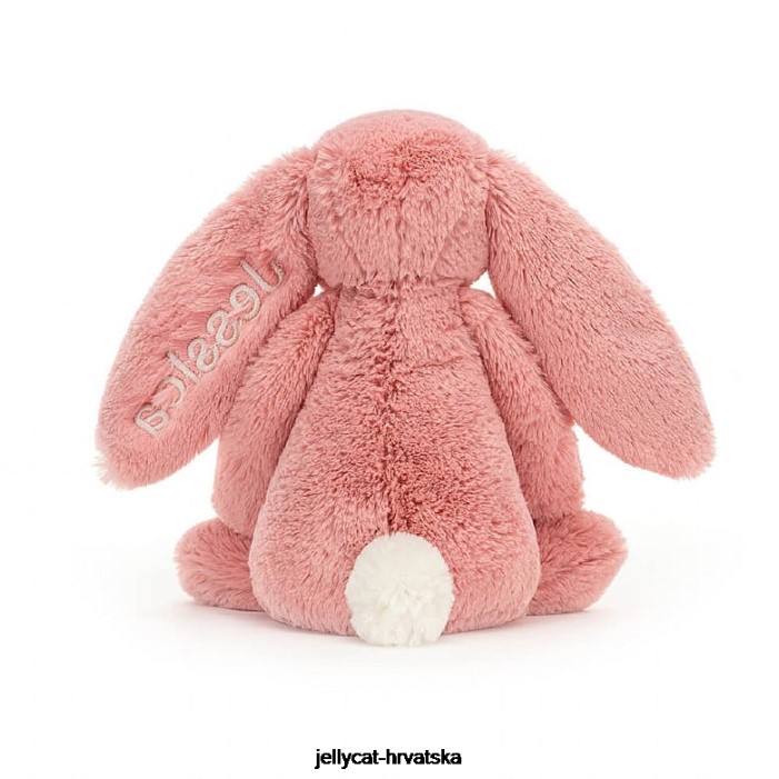 Jellycat personalizirani sramežljivi latica zeko srednji sorbet ružičasta 130 igračka