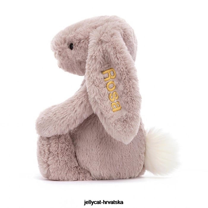 Jellycat personalizirani sramežljivi luksuzni zeko rosa srednje ružičasta 155 igračka
