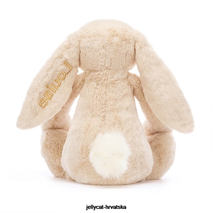 Jellycat personalizirani sramežljivi luksuzni zeko vrba ogroman bež 393 igračka