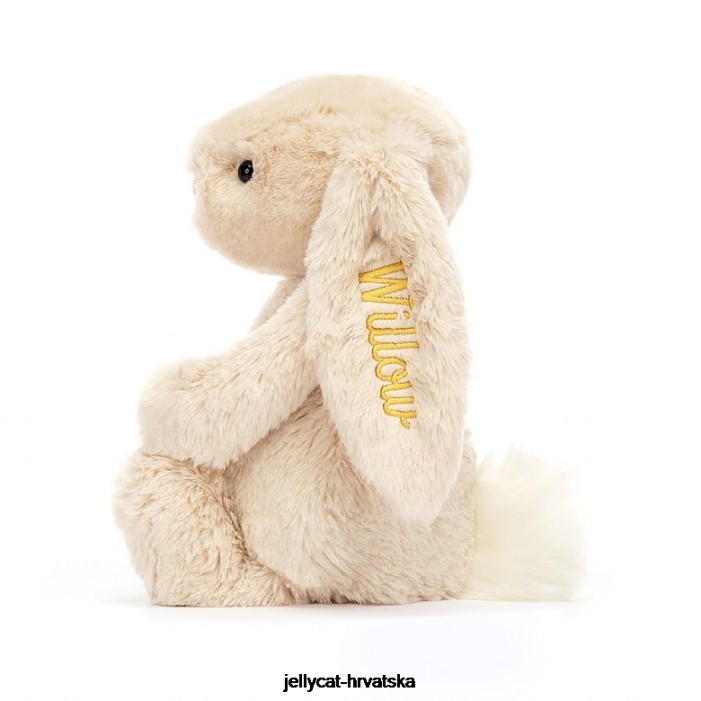 Jellycat personalizirani sramežljivi luksuzni zeko vrba srednje bež 237 igračka