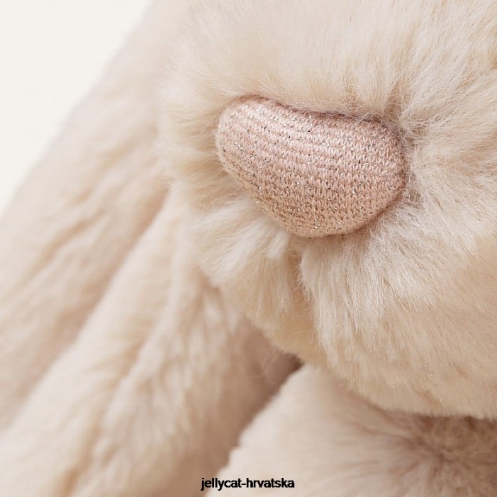 Jellycat personalizirani sramežljivi luksuzni zeko vrba srednje bež 237 igračka