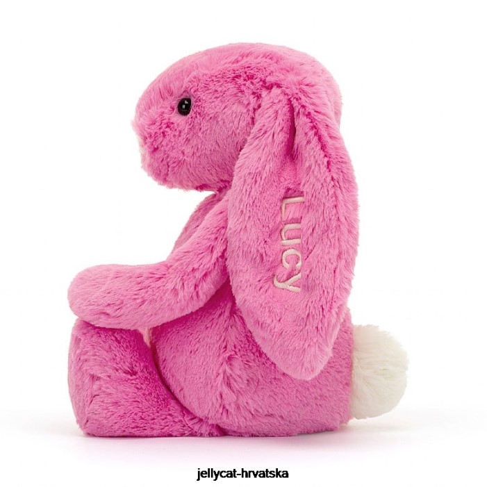 Jellycat personalizirani sramežljivi zeko srednje žarko ružičasta 173 igračka