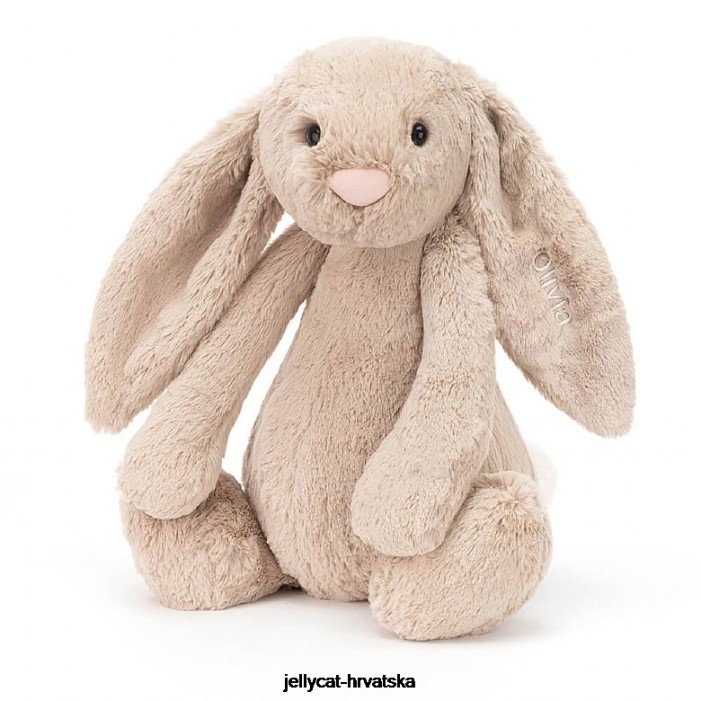 Jellycat personalizirani stidljivi zeko ogroman bež 435 igračka