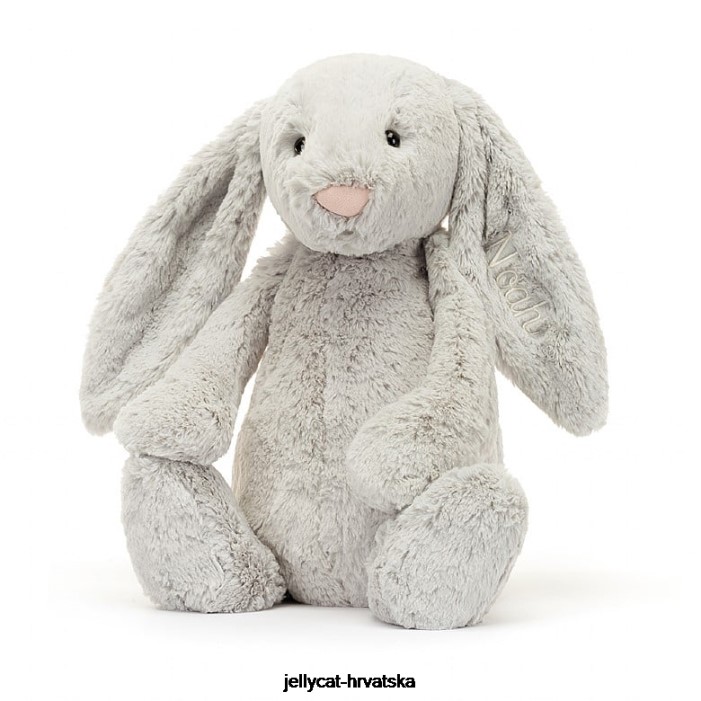 Jellycat personalizirani stidljivi zeko ogroman srebrni 450 igračka