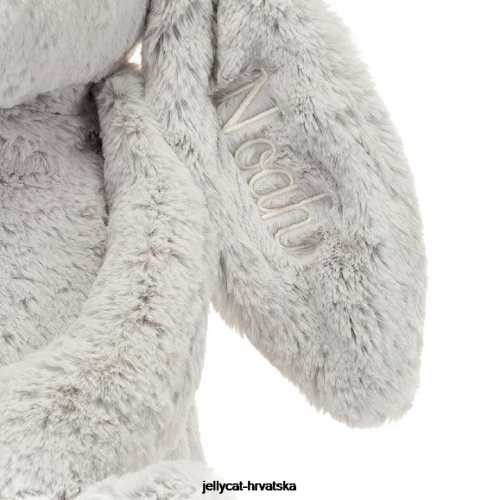 Jellycat personalizirani stidljivi zeko ogroman srebrni 450 igračka