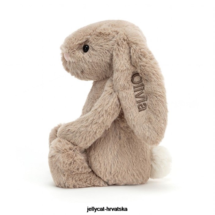 Jellycat personalizirani stidljivi zeko srednje bež 69 igračka