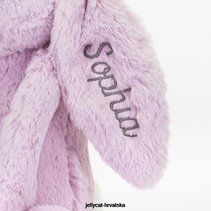 Jellycat personalizirani stidljivi zeko srednje lila 92 igračka