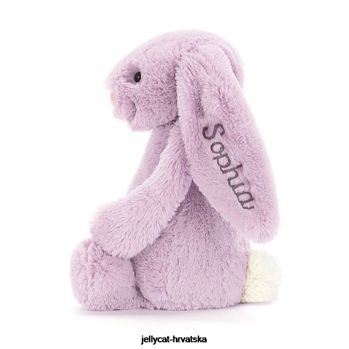 Jellycat personalizirani stidljivi zeko srednje lila 92 igračka