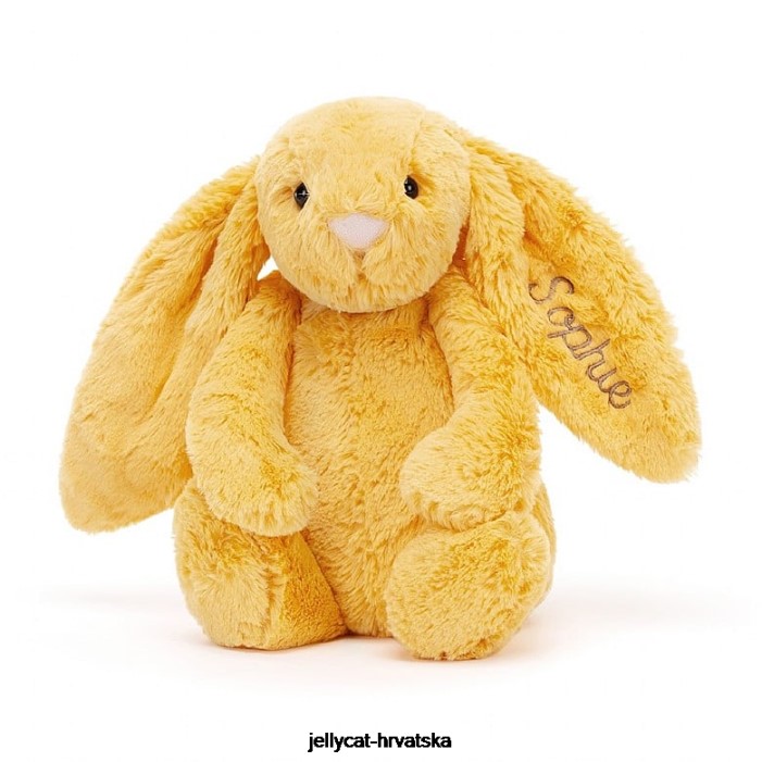 Jellycat personalizirani stidljivi zeko srednje sunčano 314 igračka