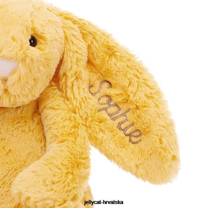 Jellycat personalizirani stidljivi zeko srednje sunčano 314 igračka