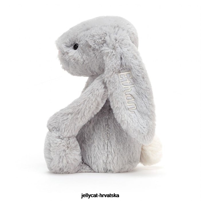 Jellycat personalizirani stidljivi zeko srednji srebrni 273 igračka