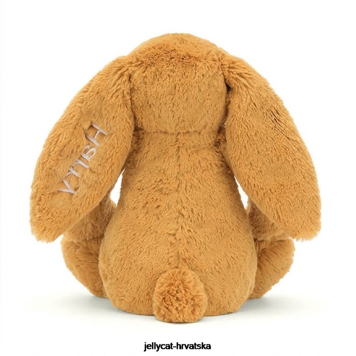 Jellycat personalizirano sramežljivo i zeko srednje zlatno 214 igračka