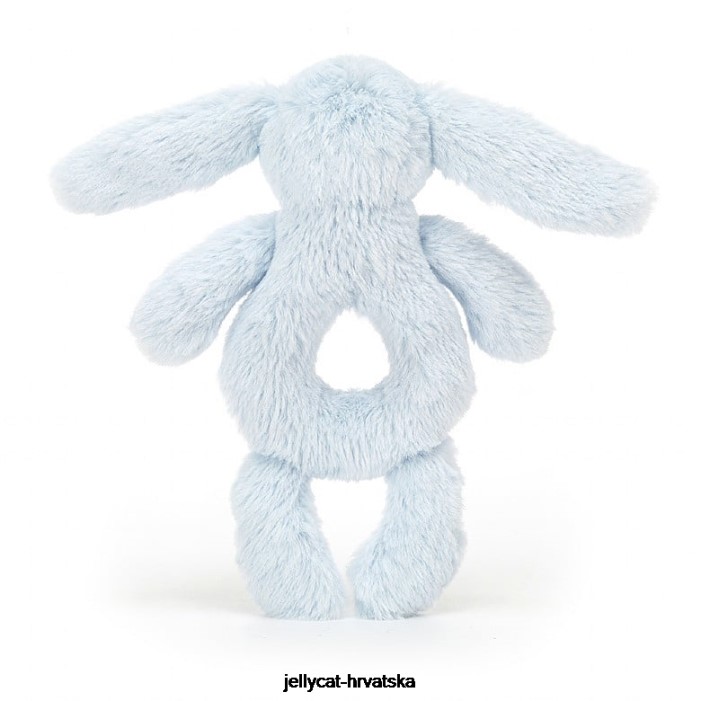 Jellycat sramežljivi zečić prsten zvečka bež 195 igračka