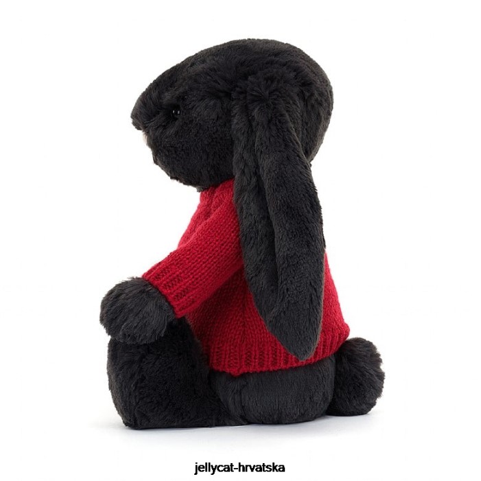 Jellycat sramežljivi zečić s personaliziranom crvenom tintom 519 igračka