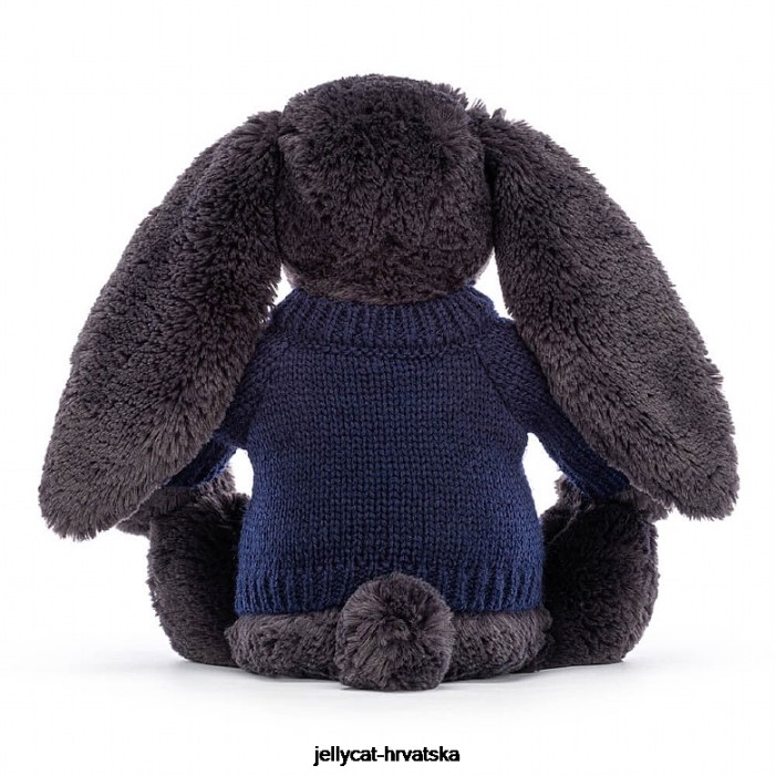 Jellycat sramežljivi zečić s personaliziranom mornarsko plavom tintom 514 igračka