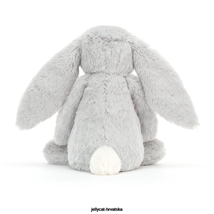 Jellycat stidljiv svjetlucavi zeko sivi 461 igračka