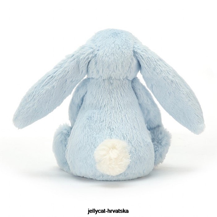 Jellycat stidljiv zečić zvečka plava 744 igračka