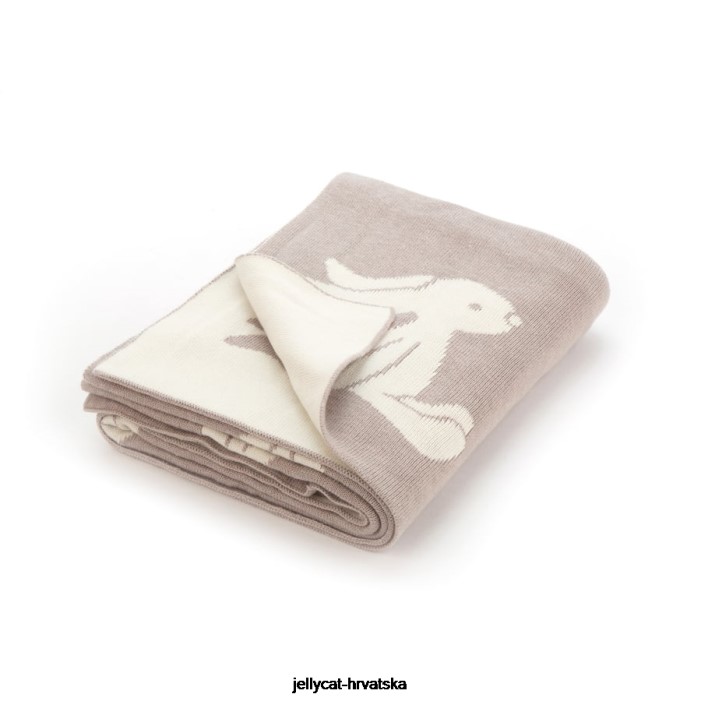 Jellycat stidljivi zeko pokrivač plavi 697 igračka