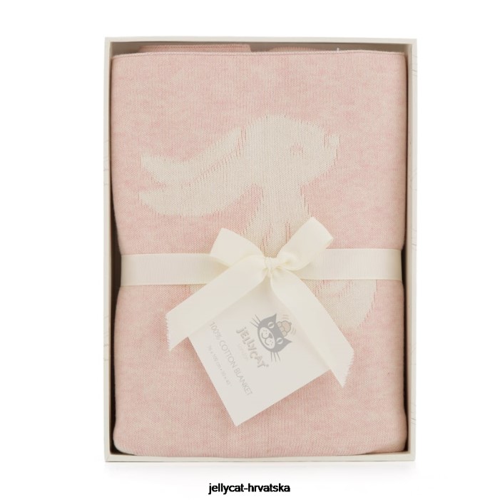 Jellycat stidljivi zeko pokrivač plavi 697 igračka