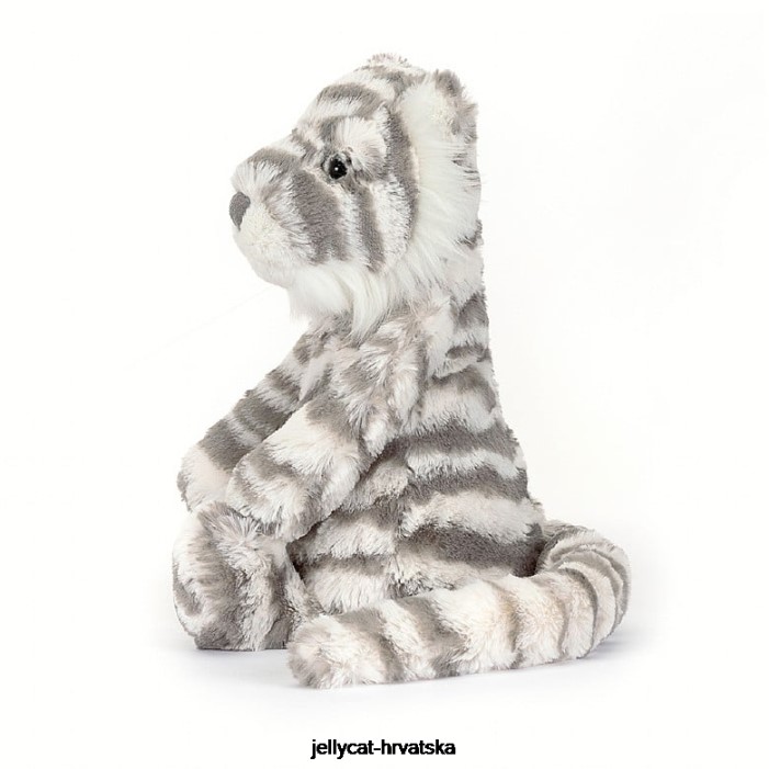 Jellycat sramežljivi snježni tigar sivi i bijeli 609 igračka