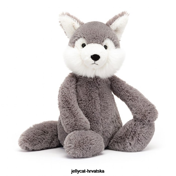Jellycat sramežljivi vuk sivo-bijeli 179 igračka
