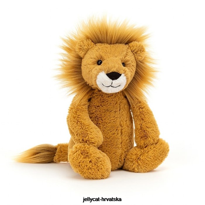 Jellycat stidljiv lav žuti 446 igračka