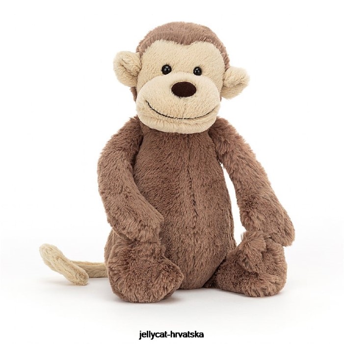 Jellycat stidljiv majmun smeđi 197 igračka