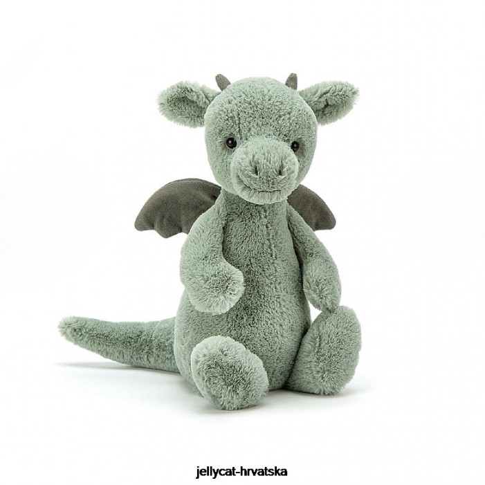 Jellycat stidljiv zmaj zeleni 318 igračka