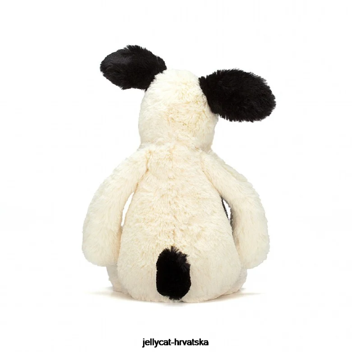 Jellycat stidljivo crno-krem štene crno-bijelo 162 igračka