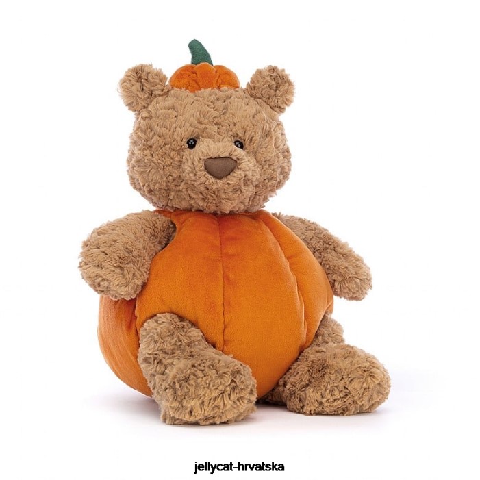 Jellycat bartolomej medvjed bundeva smeđa 177 igračka