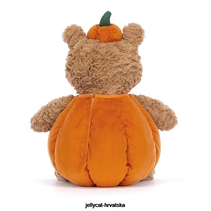 Jellycat bartolomej medvjed bundeva smeđa 177 igračka