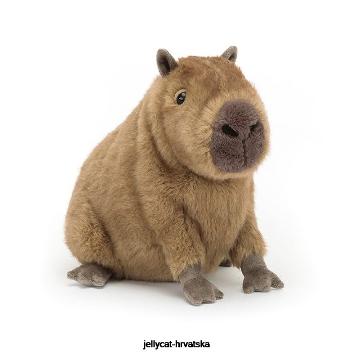 Jellycat clyde capybara smeđa 678 igračka
