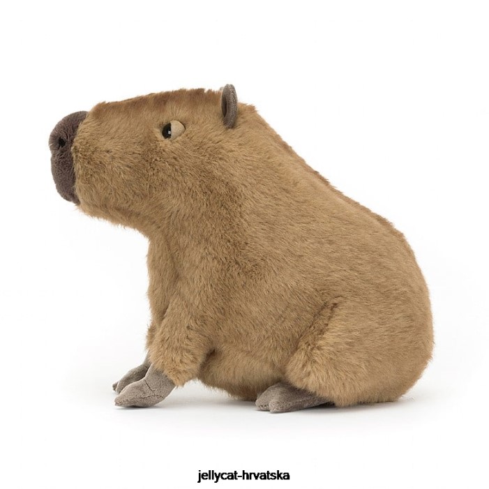 Jellycat clyde capybara smeđa 678 igračka