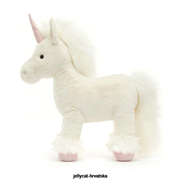 Jellycat isadora jednorog bijela 381 igračka