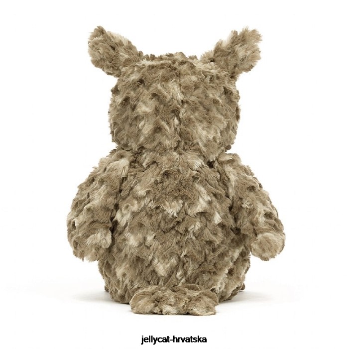 Jellycat oberon sova smeđa 304 igračka