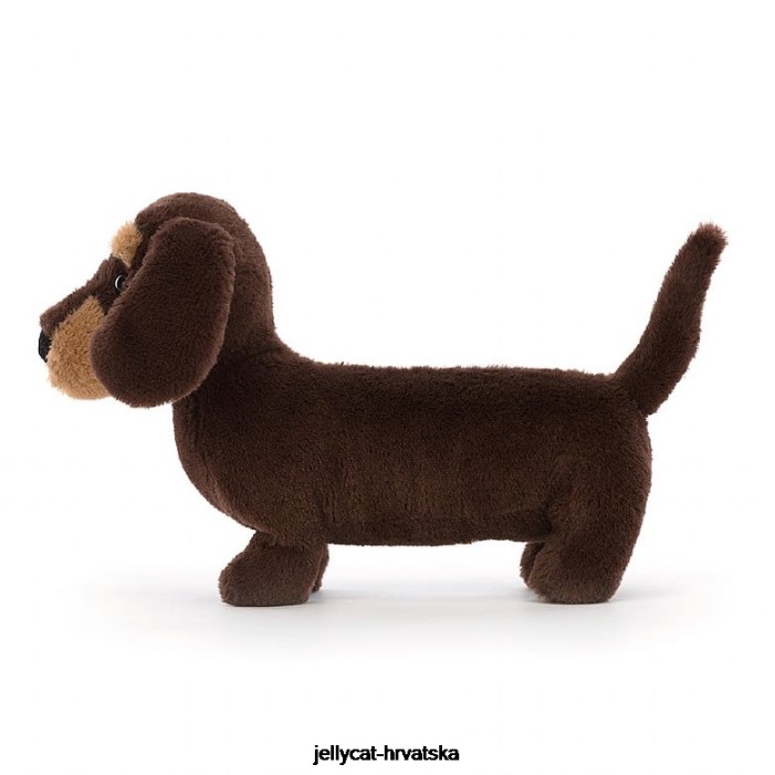 Jellycat otto kobasica pas smeđa 247 igračka