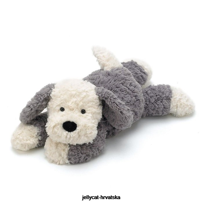 Jellycat ovčarski pas sivo-bijeli 571 igračka