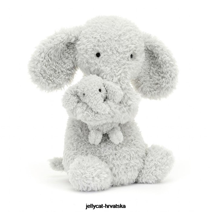 Jellycat skuplja se slonova siva 349 igračka