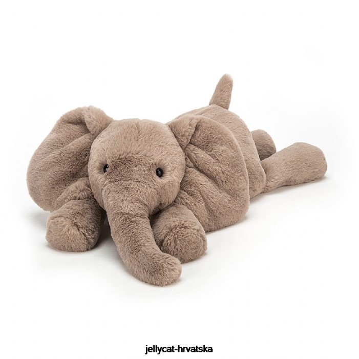 Jellycat smudge slonova siva 9 igračka