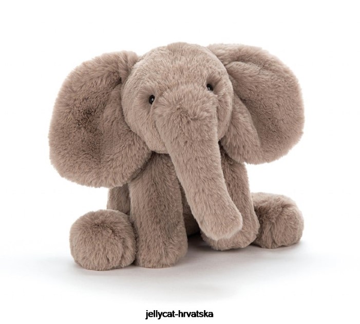 Jellycat smudge slonova siva 9 igračka