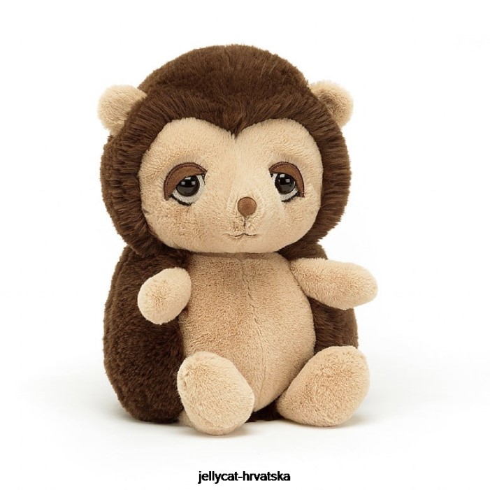 Jellycat snoozling hedgehog brown 412 igračka