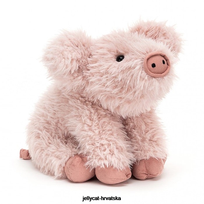 Jellycat vijugava svinja ružičasta 547 igračka