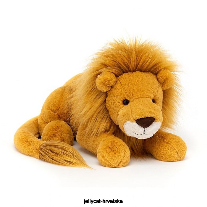 Jellycat louie lav narančasta 568 igračka