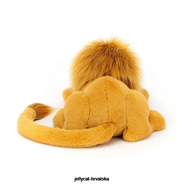 Jellycat louie lav narančasta 568 igračka