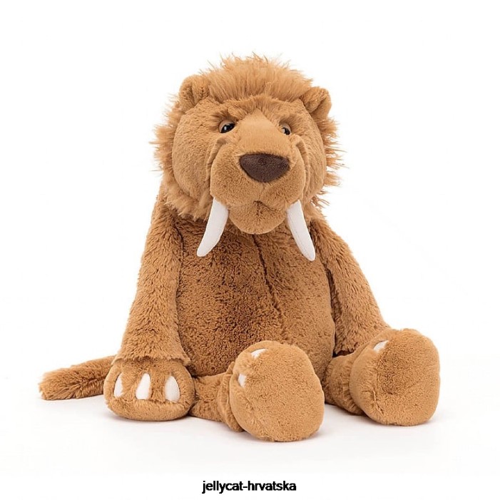 Jellycat stellan sabljozubi tigar smeđi 394 igračka