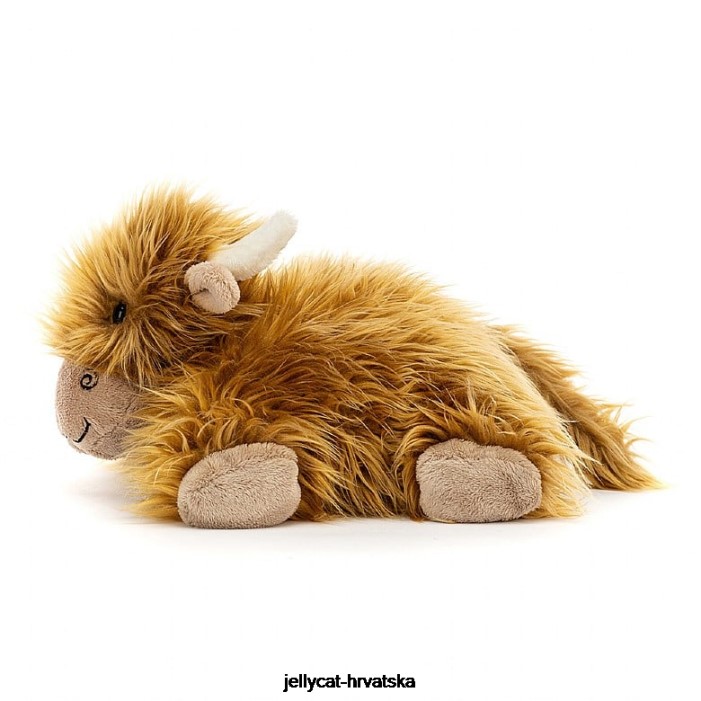 Jellycat tartufi Highland krava smeđa 549 igračka