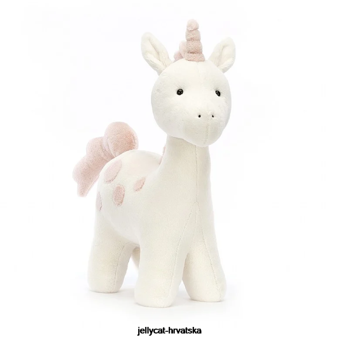 Jellycat veliki točkasti jednorog bijeli 462 igračka